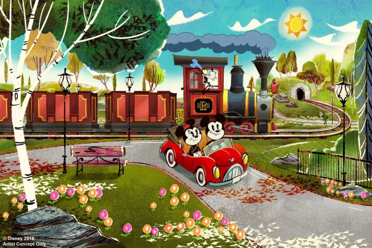 A atração Mickey & Minnie’s Runaway Railway será inaugurada em 2019 no Disney’s Hollywood Studios