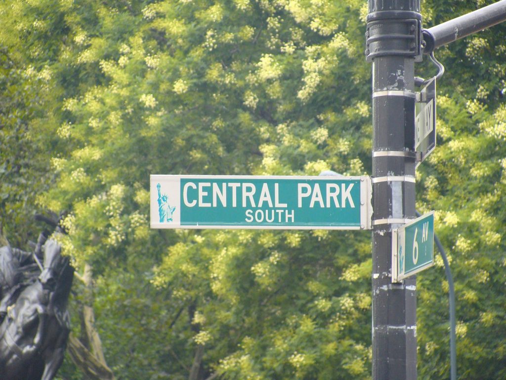 newyork centralpark plaque