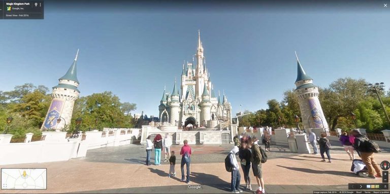 Você já pode passear pelos parques da Disney utilizando o Google Street View