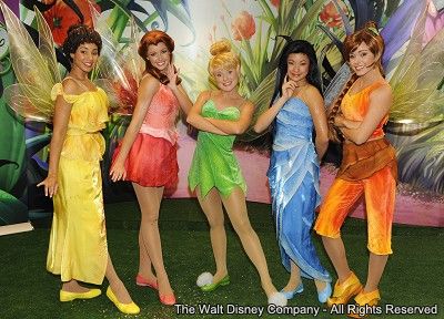Tinker Bell e suas amigas no Magic Kingdom