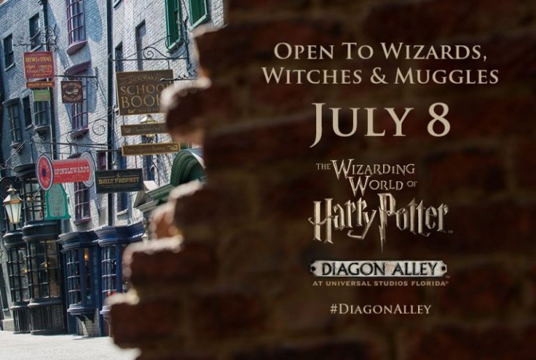 Em 08 de julho será inaugurada The Wizarding World of Harry Potter - Diagon Alley