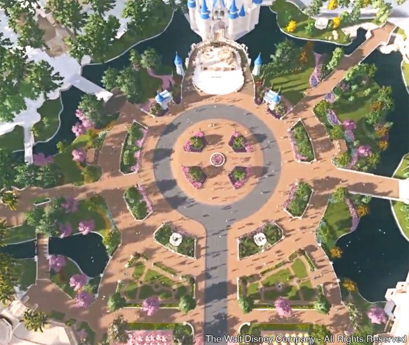 No Magic Kingdom a área denominada Central Plaza passará por aprimoramentos