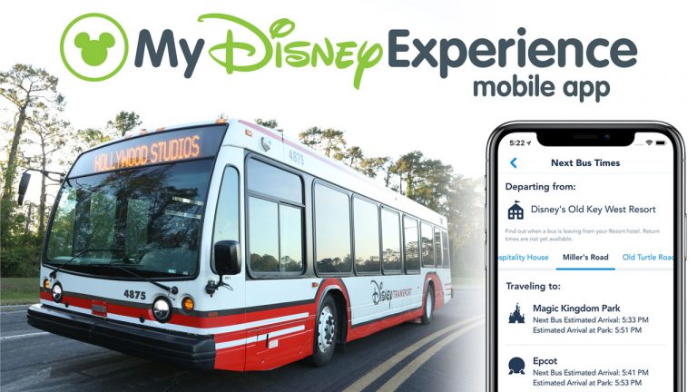 Já é possível consultar os horários dos ônibus através do aplicativo My Disney Experience