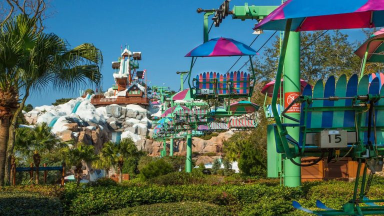 Chair Lift Disneys Blizzard Beach