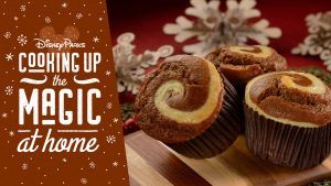 #DisneyMagicMoments: Cooking Up the Magic at Home  Celebrate National Gingerbread Day With Our Gingerbread Cream Cheese Muffin Recipe
