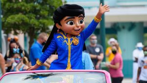 Mira, star of the hit Disney Junior series Mira, Royal Detective, recently paid a visit to Walt Disney World Resort