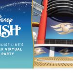 Disney Wish Virtual Deck Party graphic with Disney Cruise Director Ashley Long