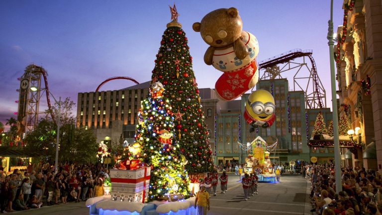 A Celebração de Natal do Universal Orlando começa no próximo sábado
