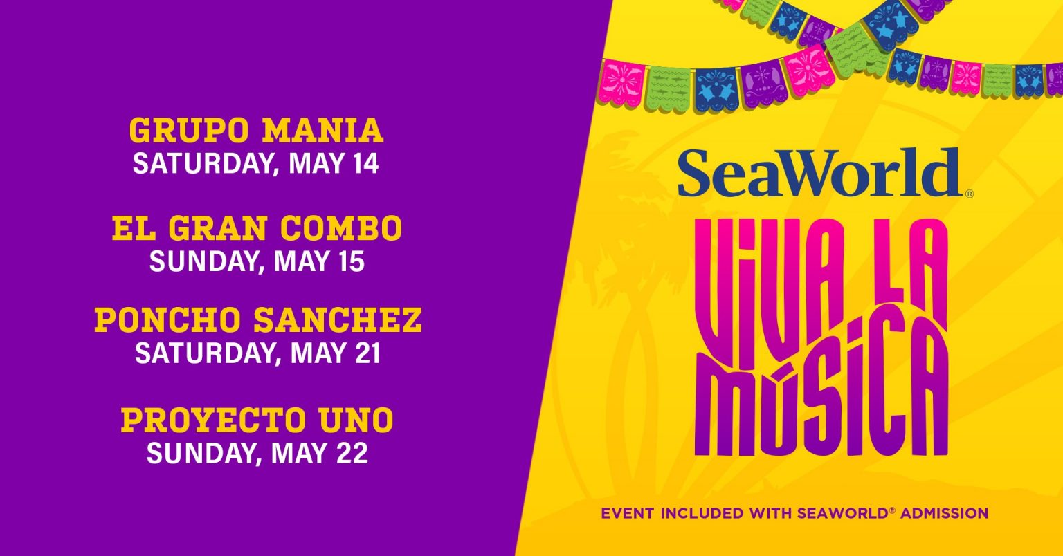 Viva La Música retorna ao SeaWorld Orlando Viajando para Orlando