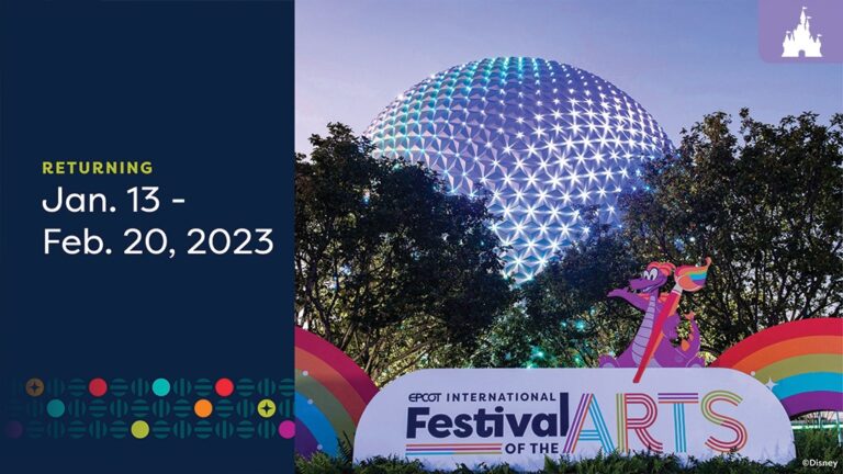 EPCOT International Festival of the Arts retorna em 13 de janeiro de 2023