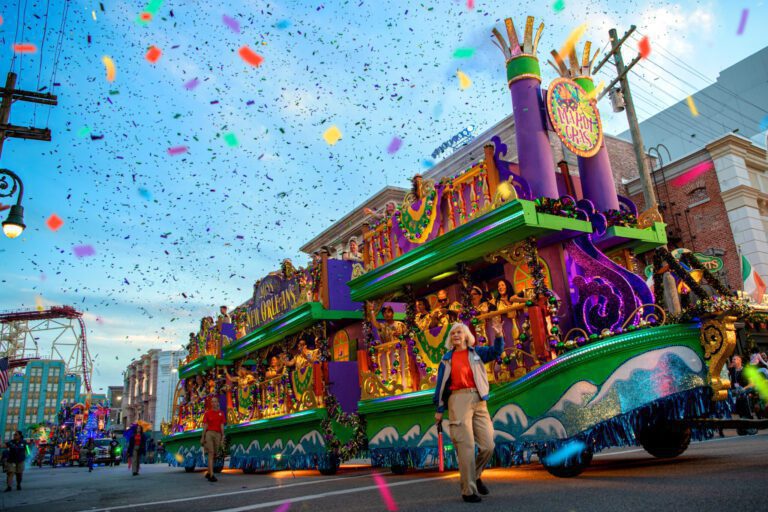 Mardi Gras Float Ride And Dine e a mais nova experiência do Universal Orlando Resort
