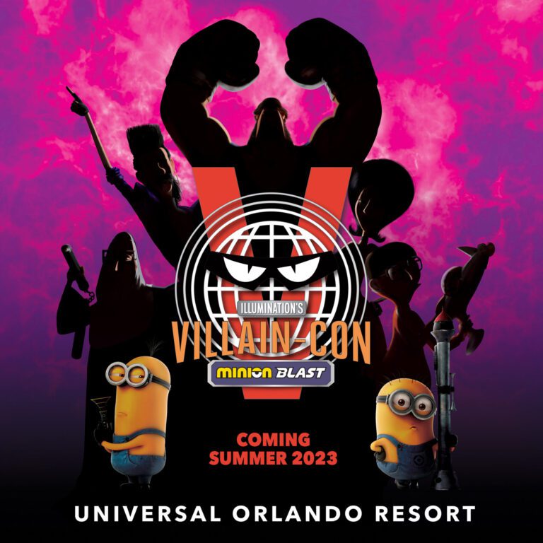 Illumination’s Villain-con Minion Blast chega ao Universal Studios Florida em 2023