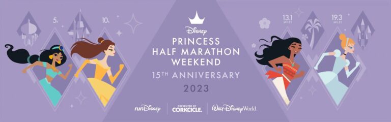Disney Princess Half Marathon Weekend de 23 a 26 de fevereiro de 2023