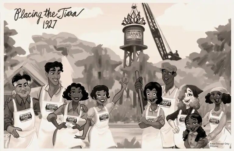 Disney revela torre de água da atração Tiana's Bayou Adventure
