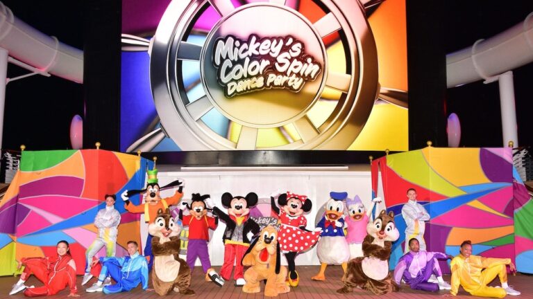 Mickey’s Color Spin Dance Party e a nova festa da Disney Cruise Line