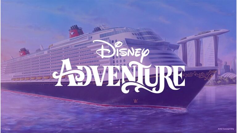 Disney Adventure é o nome do sétimo navio da frota da Disney Cruise Line