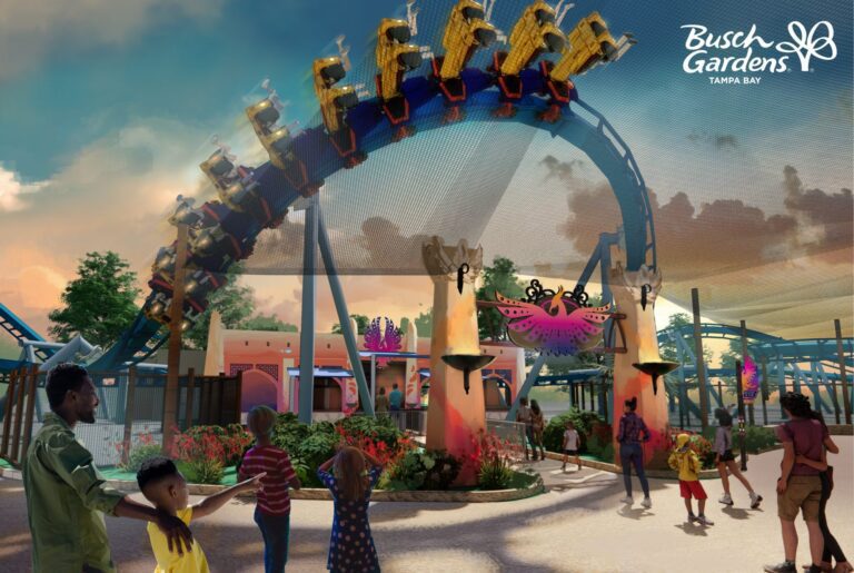 Phoenix Rising é a nova montanha-russa do Busch Gardens Tampa Bay