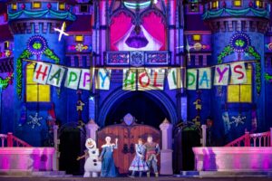 Frozen Holiday Surprise já estreou no parque Magic Kingdom