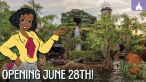 Tiana’s Bayou Adventure estreia em 28 de junho no Walt Disney World
