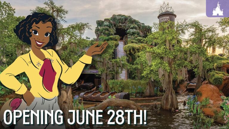 Tiana's Bayou Adventure estreia em 28 de junho no Walt Disney World