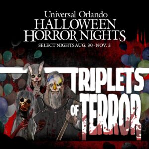 Triplets of Terror é a nova casa mal-assombrada revelada para o Halloween Horror Nights