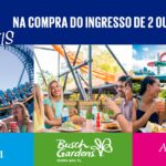 United Parks lança oferta com Plano de Refeição grátis nos ingressos de 2 ou 3 parques