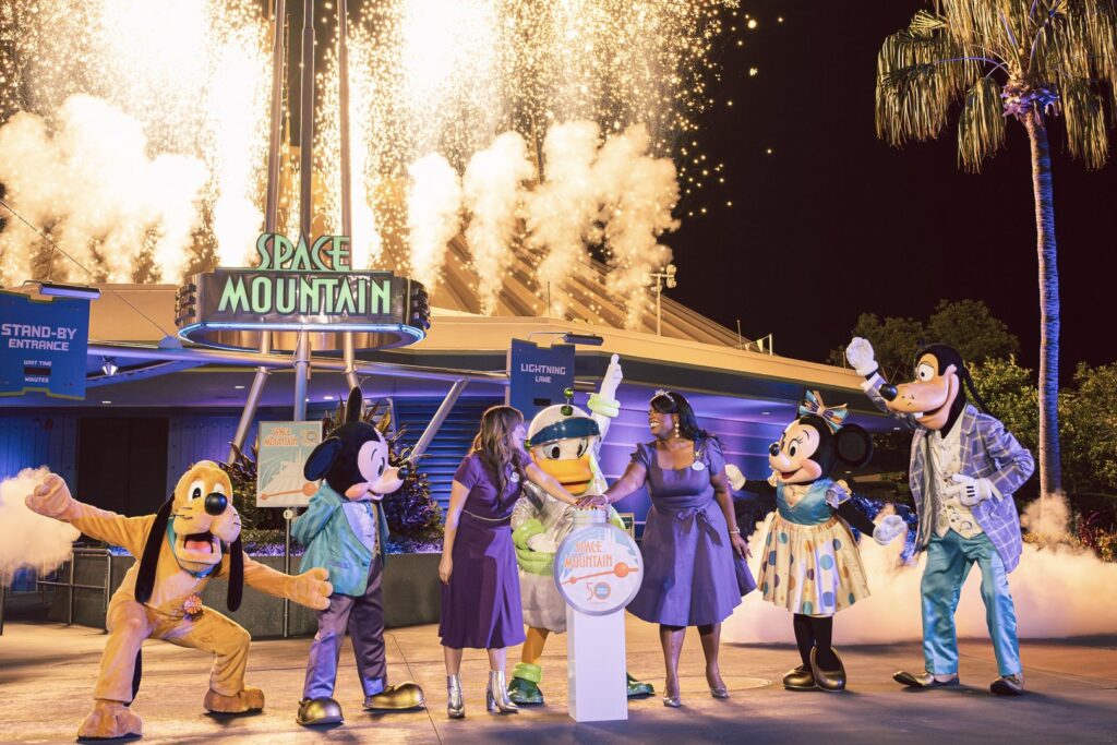 walt disney world celebrates 50 years of space mountain 2