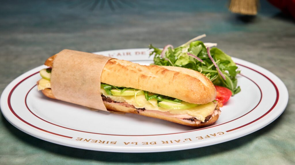 baguette de dinde at cafe l'air de la sirene in the wizarding world of harry potter ministry of magic at universal epic universe