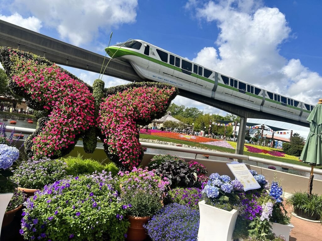 blossoms of fragrance presented by scentsy at epcot international flower & garden festival monorail photo 3
