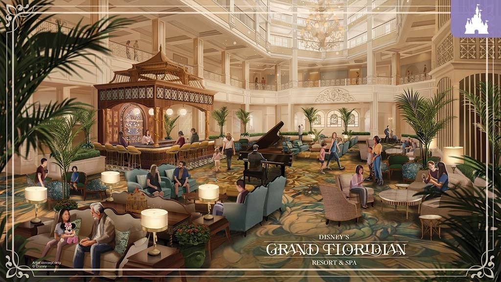 disney’s grand floridian lobby walt disney world
